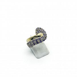 ANILLO.OLA PIEDRAS /PLAT.C.O