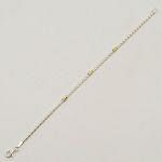 PULSERA ALMENDRA 105x18CM /PLATA Y ORO