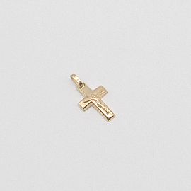 DIJE CRUZ CON CRISTO MEDIANO 