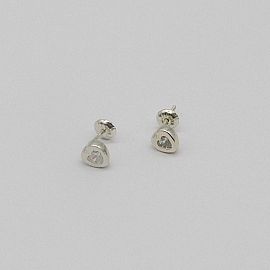 AROS CORAZON CUBIC 6MM /PLATA