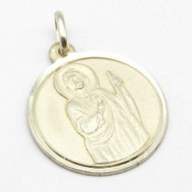 MEDALLA SAN JUDAS TADEO 17MM /PLATA