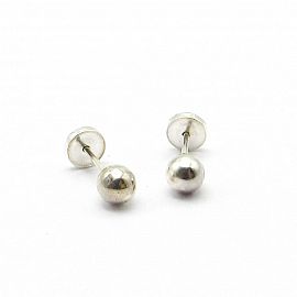 AROS ABRIDOR BOLITA N°5 /PLATA