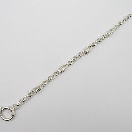 PULSERA ROLO 7*1 4009 19CM MARINERO /PLATA 