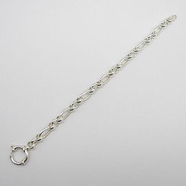 PULSERA ROLO 3*1 19CM /PLATA