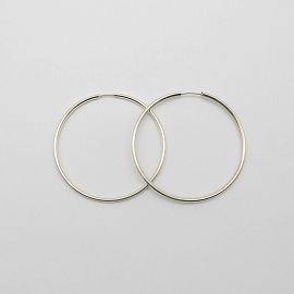 AROS ARGOLLA GRUESO 54MM /PLATA
