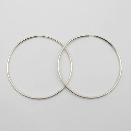 AROS ARGOLLA GRUESO 68MM /PLATA