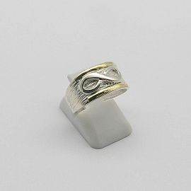ANILLO INFINITO /PLATA Y ORO