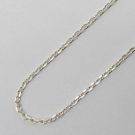 CADENA FORCET CORTO 0.55x40CM /PLATA