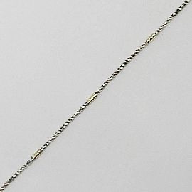 PULSERA CORDON 50x18CM /PLATA Y ORO