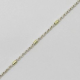 PULSERA ESPIGA 80x18CM /PLATA Y ORO