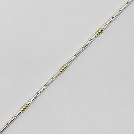 PULSERA PINCET FR 100x18CM /PLATA Y ORO