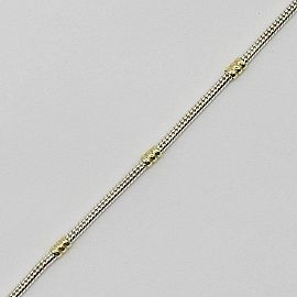 PULSERA CLAPTON VR 80x21CM /PLATA Y ORO