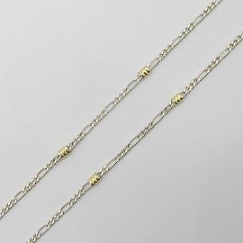 GARGANTILLA CARTIER 3*1 60x55CM /PLATA Y ORO