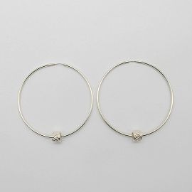 AROS ARGOLLA 52MM CON DIJE PASANTE CORAZON /PLATA
