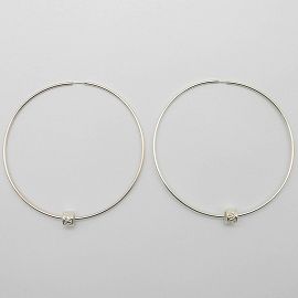 AROS ARGOLLA 68MM CON DIJE PASANTE CORAZON /PLATA