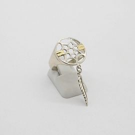 ANILLO ATRAPA SUEÑOS /PLATA Y ORO