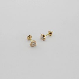 AROS CUBICS CORAZON 5MM /O.ROJO