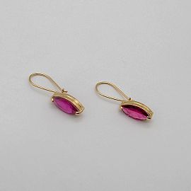AROS BRISURA CUBIC OVAL /O.ROJO