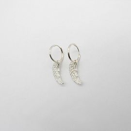 AROS ARGOLLA 19MM CON ALA /PLATA