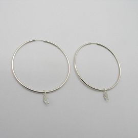 AROS ARGOLLA 52MM CON DIJE HOJA /PLATA