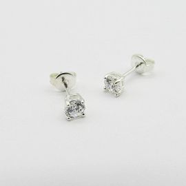 AROS CUBIC GRIFA 4MM /PLATA