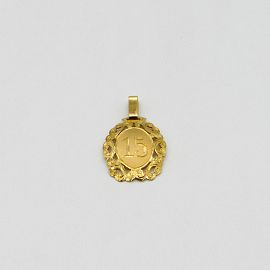 MEDALLA FILIGRANA 17x21MM  /O.ROJO