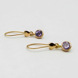 AROS BRISURA CUBIC 5MM /O.ROJO