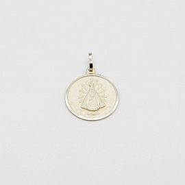 MEDALLA VIRGEN LUJAN 20MM /PLATA