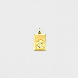 MEDALLA ANGEL RAFAEL 13x9MM /O.AMARILLO
