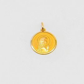 MEDALLA VIRGEN NIÑA 17MM /O.ROJO