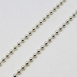 COLLAR BOLAS 70CM /PLATA