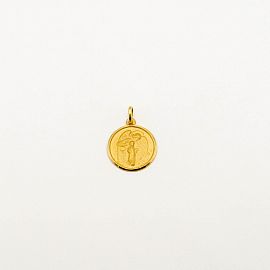 MEDALLA ANGEL GUARDIAN 18MM /O.ROJO