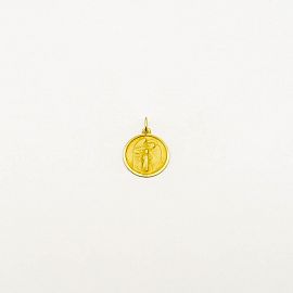 MEDALLA ANGEL GUARDIAN 18MM /O.AMARILLO
