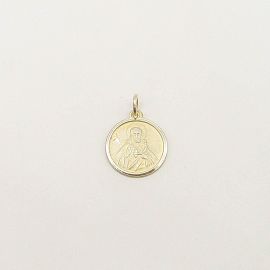MEDALLA SAGRADO CORAZON 12MM /PLATA