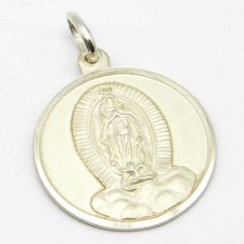 MEDALLA VIRGEN DE GUADALUPE 15MM /PLATA