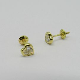 AROS CUBICS CORAZON 5MM /O.AMARILLO