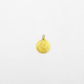 MEDALLA COMUNION13MM /O.AMARILLO