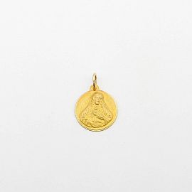 MEDALLA SAGRADO CORAZON 13MM /O.ROJO