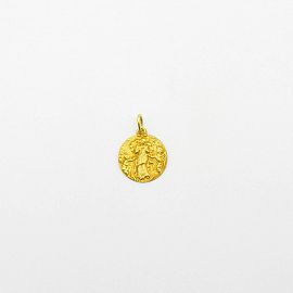 MEDALLA DESATA NUDOS 13MM /O.AMARILLO