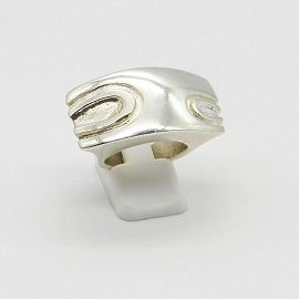 ANILLO MACIZO PULIDO /PLATA