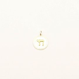 MEDALLA JAI 17MM  /PLATA Y ORO