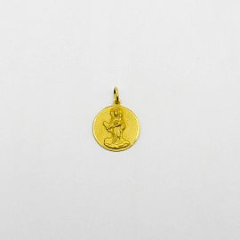 MEDALLA MARIA AUXILIADORA 15MM /O.AMARILLO
