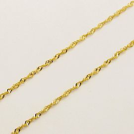 CADENA SINGAPUR 0.25x40CM /O.AMARILLO