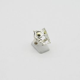 ANILLO BUHO /PLATA Y ORO
