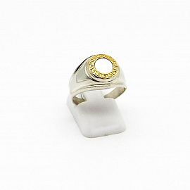 ANILLO NACAR GUARDA /PLATA Y ORO