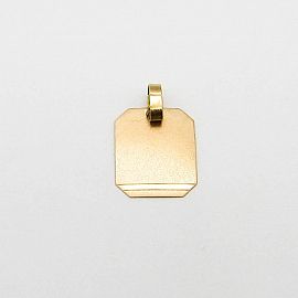 MEDALLA PARA GRABAR 12x15MM /O.ROJO