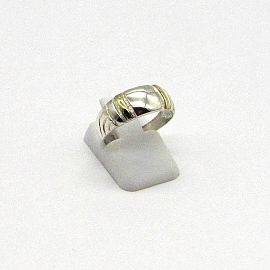 ANILLO BOMBE MARCADO /PLATA Y ORO