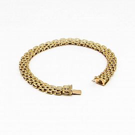 PULSERA PANTHER 21CM CIERRE TRABA /O.ROJO
