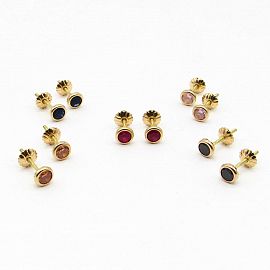 AROS CUBICS COLOR 6MM /O.ROJO