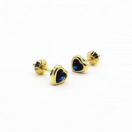 AROS CUBIC CORAZON 5MM /O.AMARILLO